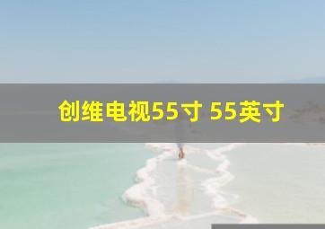 创维电视55寸 55英寸